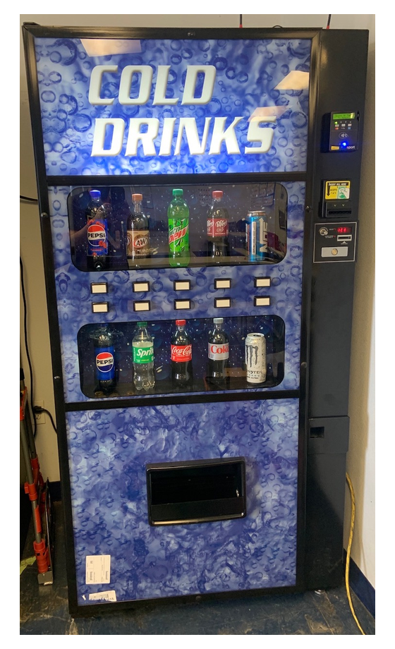 Cold drink vending machine